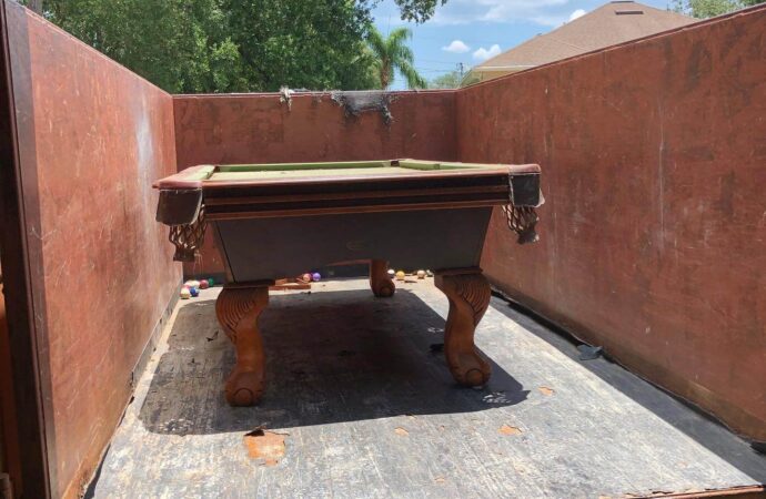 Pool Table Junk Removal-Palm Beach Junk Removal and Trash Haulers