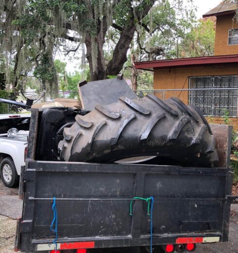 Rubber Junk Removal-Palm Beach Junk Removal and Trash Haulers