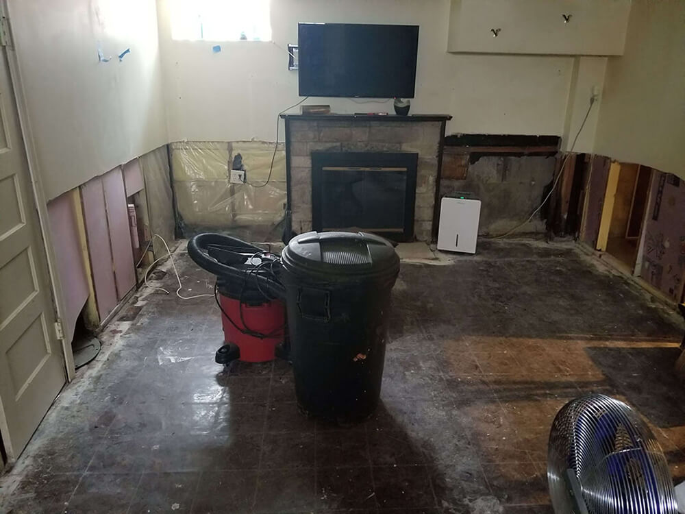 Water Damage Cleanup Containers,Palm Beach Junk Removal and Trash Haulers